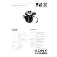 SONY MVA-20 Manual de Servicio