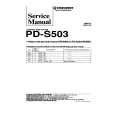 PIONEER PDS503 Manual de Servicio