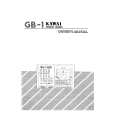 KAWAI GB-1 Manual de Usuario
