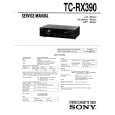 SONY TCRX390 Manual de Servicio