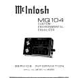 MCINTOSH MQ 104 Manual de Servicio
