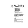 KENWOOD KDC-C465 Manual de Usuario