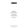 ZANUSSI ZBN731W/1 Manual de Usuario