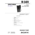 SONY M540V Manual de Servicio
