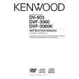 KENWOOD DV603 Manual de Usuario