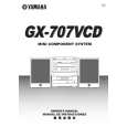 YAMAHA GX-707VCD Manual de Usuario