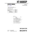 SONY HT6600DP Manual de Servicio