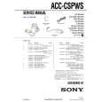 SONY ACCCSPWS Manual de Servicio
