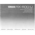YAMAHA RX-500 Manual de Usuario
