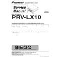 PIONEER PRV-LX10/WYV/RB Manual de Servicio
