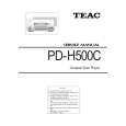 TEAC PD-H500C Manual de Servicio