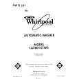 WHIRLPOOL LA7801XTW0 Catálogo de piezas