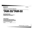 SONY TAM-50 Manual de Usuario