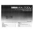 YAMAHA AX-700U Manual de Usuario
