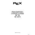 REX-ELECTROLUX RC26N Manual de Usuario