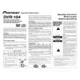 PIONEER DVR-104/KB Manual de Usuario