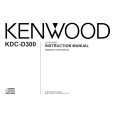 KENWOOD KDC-D300 Manual de Usuario