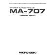 MICRO SEIKI MA-707 Manual de Usuario