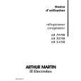 ARTHUR MARTIN ELECTROLUX AR2919B Manual de Usuario