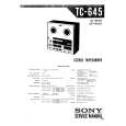 SONY TC-645 Manual de Servicio