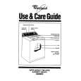 WHIRLPOOL LA8580XWW2 Manual de Usuario