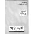 ARTHUR MARTIN ELECTROLUX LS1194 Manual de Usuario