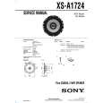 SONY XS-A1724 Manual de Servicio