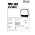TOSHIBA 258S7G Manual de Servicio