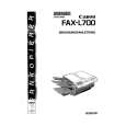 CANON FAX-L700 Manual de Usuario