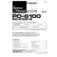 PIONEER PD-6100-S Manual de Servicio