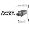 PANASONIC WVBL734 Manual de Usuario