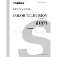 TOSHIBA 61H71 Manual de Servicio