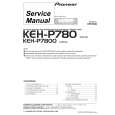 PIONEER KEH-P780X1N Manual de Servicio