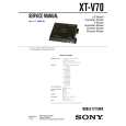 SONY XTV70 Manual de Servicio