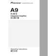PIONEER A-A9-S/WLPWXCN Manual de Usuario