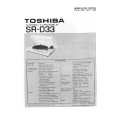 TOSHIBA SR-D33 Manual de Servicio
