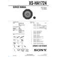 SONY XS-HA1724 Manual de Servicio