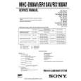 SONY MHC-D90AV Manual de Usuario