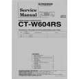 PIONEER CT-W604RS Manual de Servicio