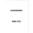 AUDIOSONIC KRB-1576 Manual de Servicio