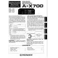 PIONEER A-X700 Manual de Usuario