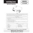 HITACHI CPX320W Manual de Servicio