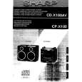 SHARP CDX100AV Manual de Usuario