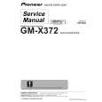PIONEER GM-X372 Manual de Servicio