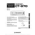PIONEER CT-970 Manual de Usuario