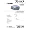 SONY CFDS20CP Manual de Servicio
