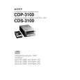 SONY CDS-3100 Manual de Usuario