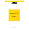 ZANUSSI ZGM79ITX Manual de Usuario