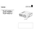 TOSHIBA TLP-X20J Manual de Usuario