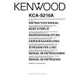 KENWOOD KCA-S210A Manual de Usuario